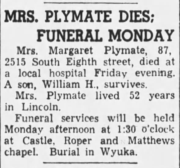 Clipping from The Lincoln Star